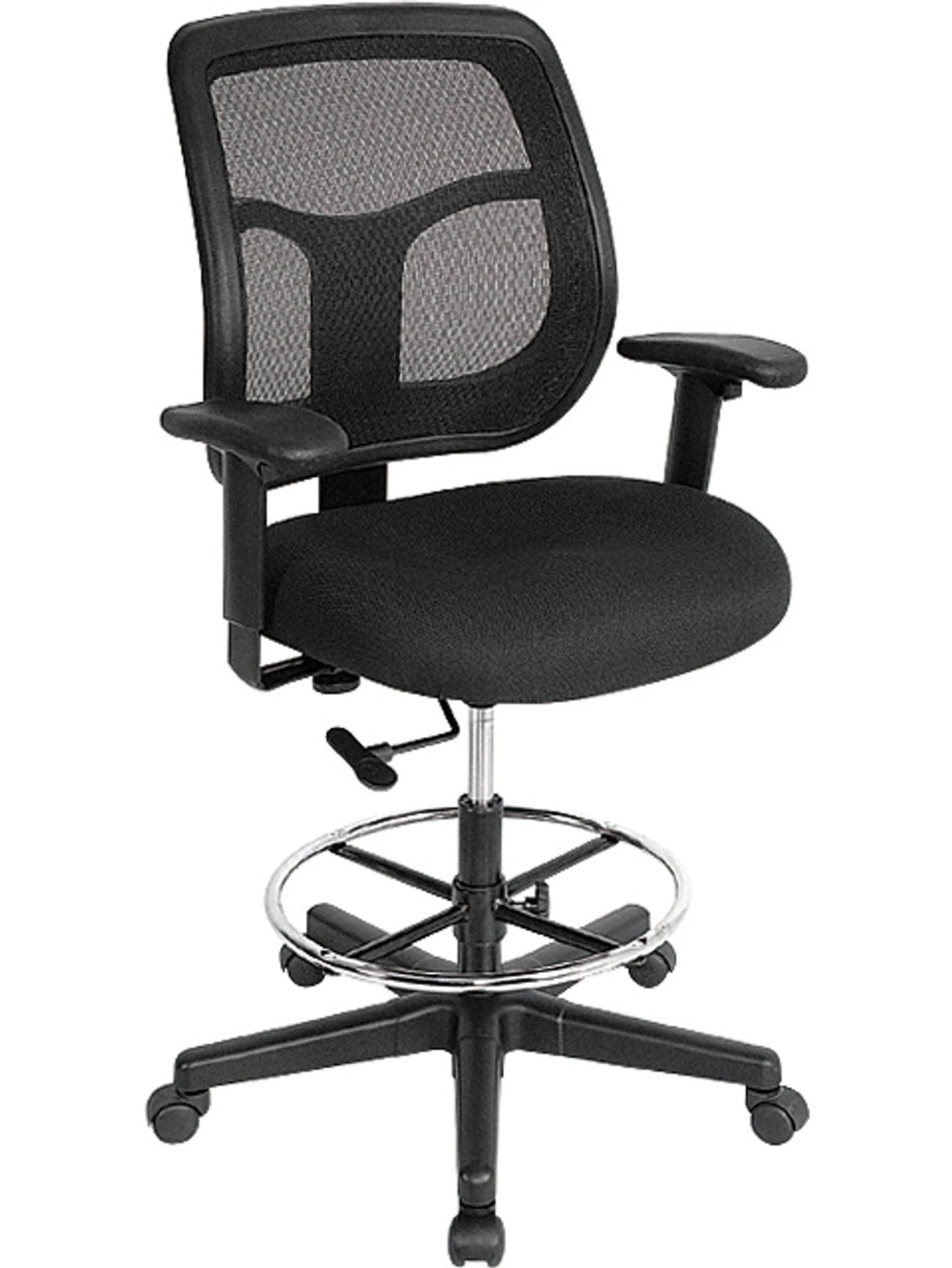 EuroTech Apollo Mesh Back Drafting Stool - EUR-DFT9800