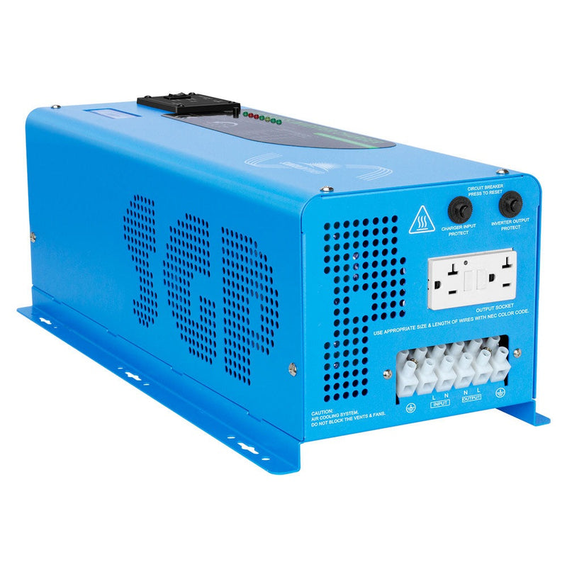 4000W DC 24V Pure Sine Wave Inverter With Charger - LFP4K24V120VSG