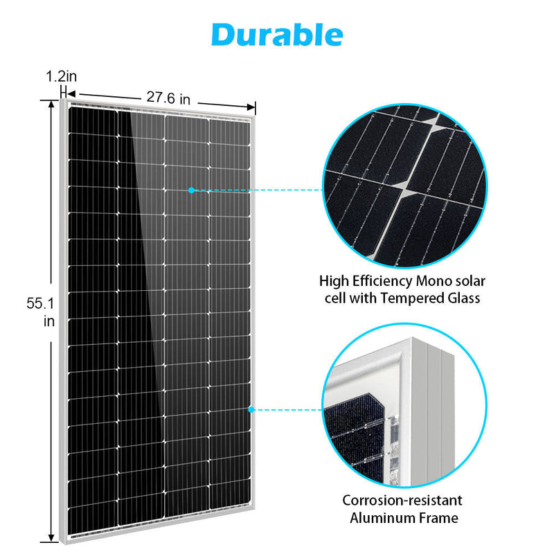 Sun Gold 200 Watt Monocrystalline Solar Panel - SG-2P200WM