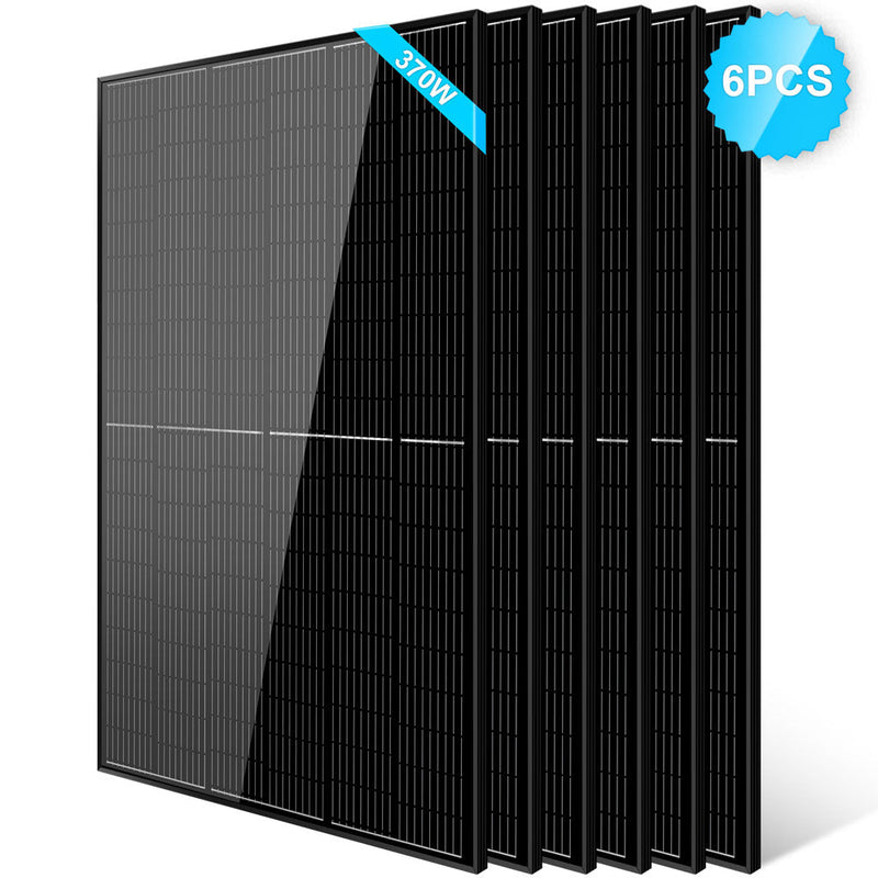 Sun Gold 370W Mono Black PERC Solar Panel - SG-370WMBx2