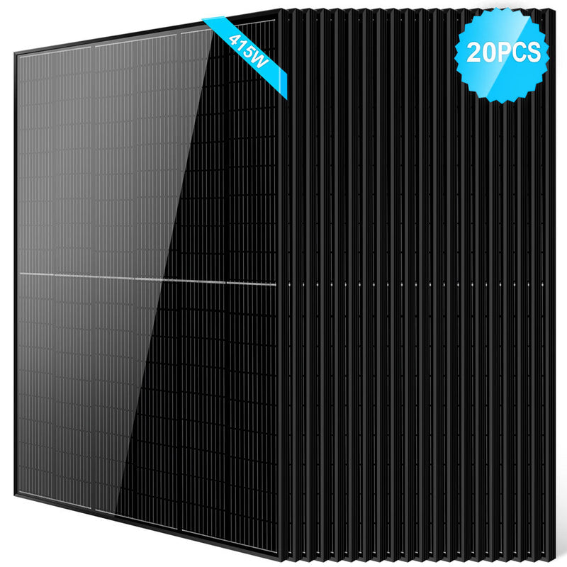 Sun Gold 415W Mono Black PERC Solar Panel - SG-415WMx2