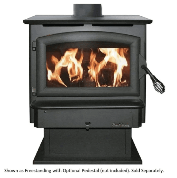 Buck Stove Model 21 1,800 sq. ft. Non-Catalytic Wood Burning Stove with Door New - FP-21