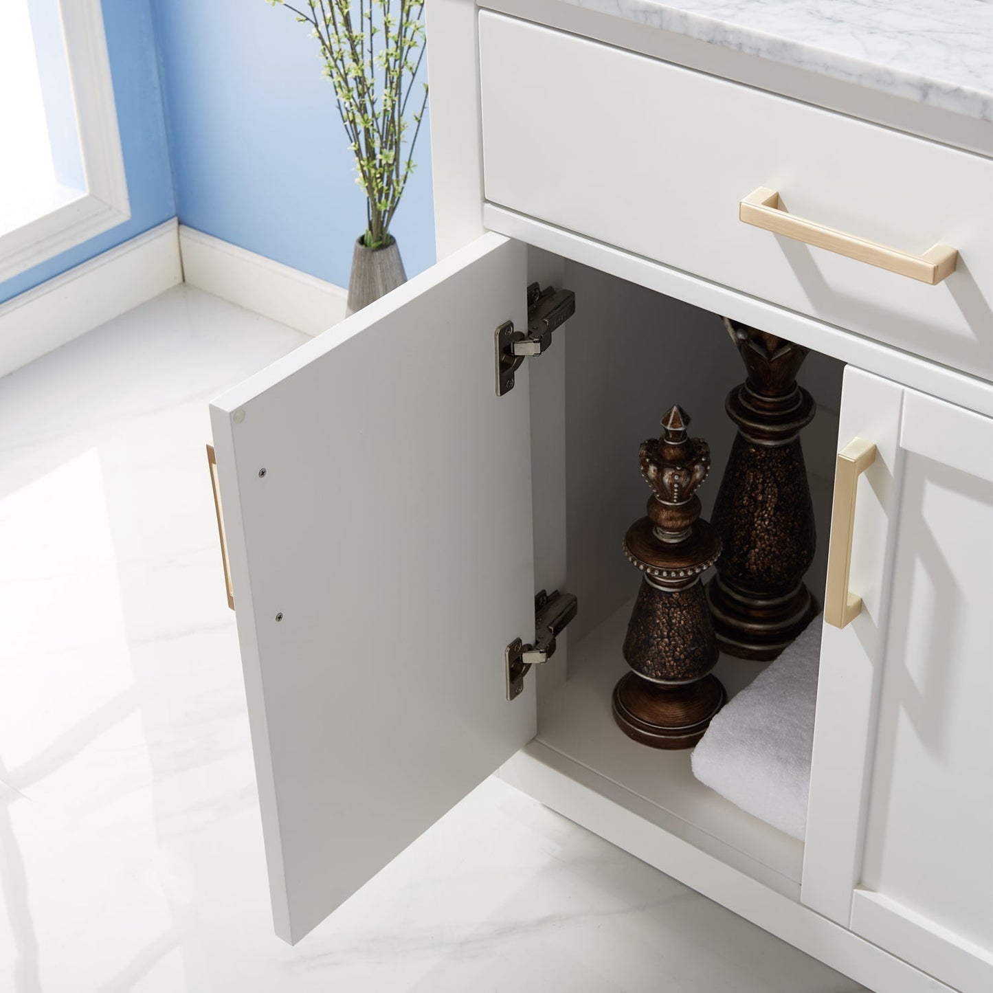 Altair Designs 30" Single Bathroom Vanity Cabinet Only - 531030-CAB-WH-NM