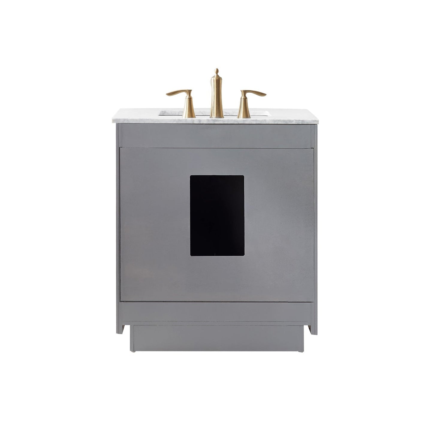 Altair Designs 30" single vanity with top - 531030-WH-CA-NM