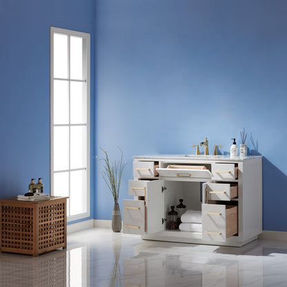 Altair Designs 48" Single Bathroom Vanity Cabinet Only - 531048-CAB-RB-NM