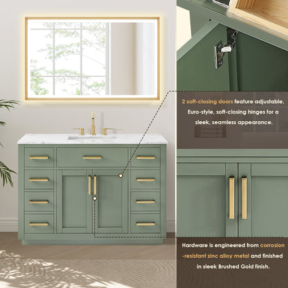 Altair Designs Ivy 30"/36"/48" single vanity with top - 531030-VG-CA-NM