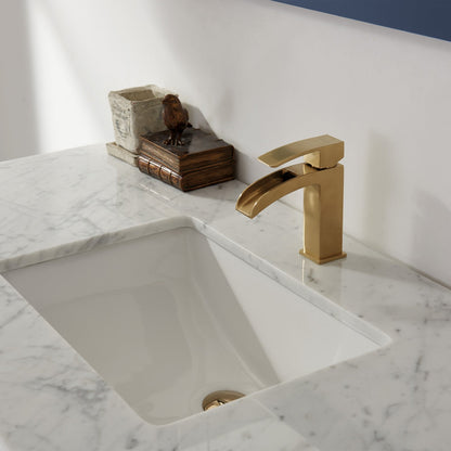 Altair Designs 48" single vanity with top - 532048-WH-CA-NM