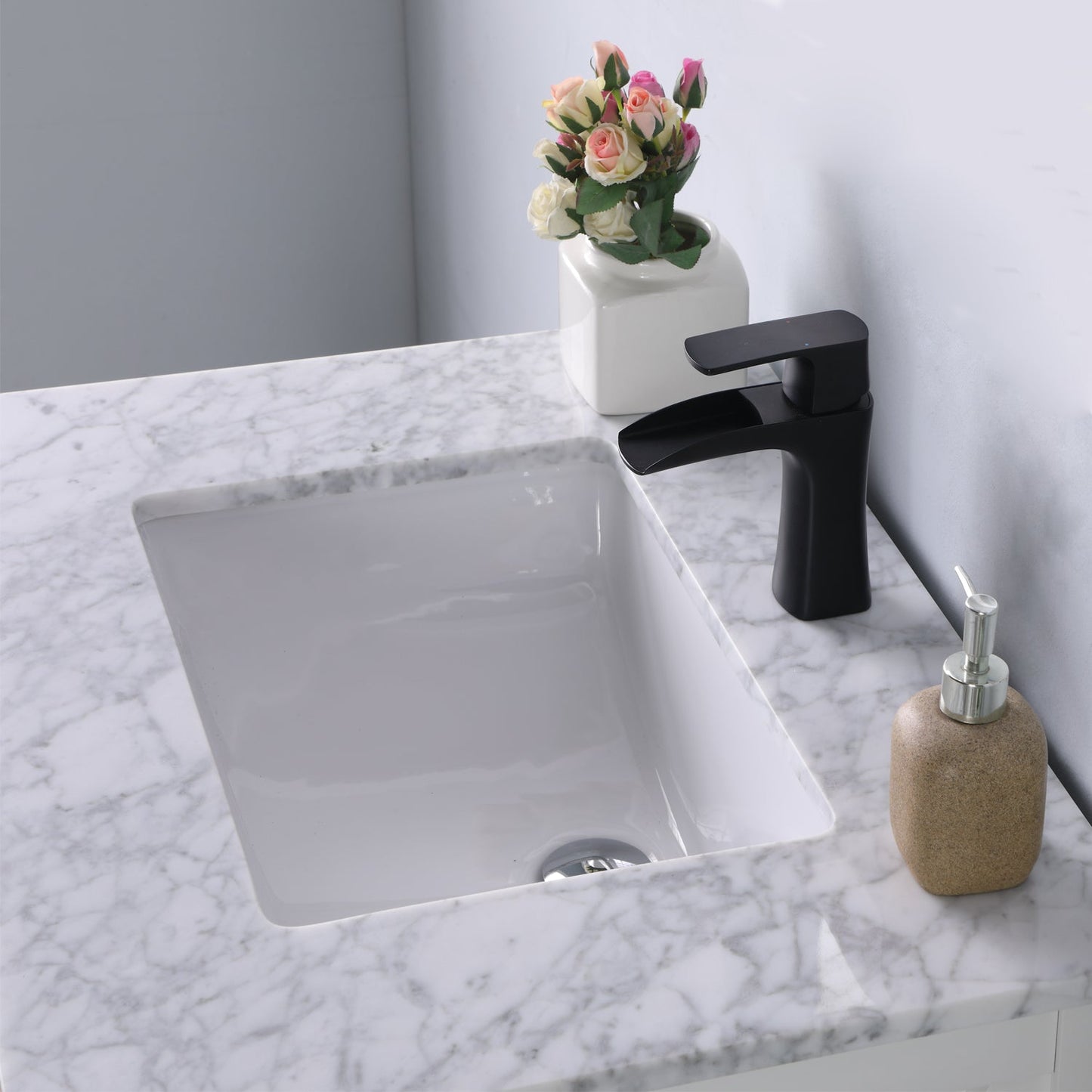 Altair Designs 30" single vanity with top - 535030-WH-CA