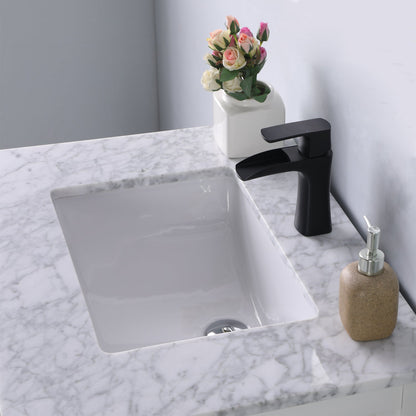 Altair Designs 30" single vanity with top - 535030-WH-CA