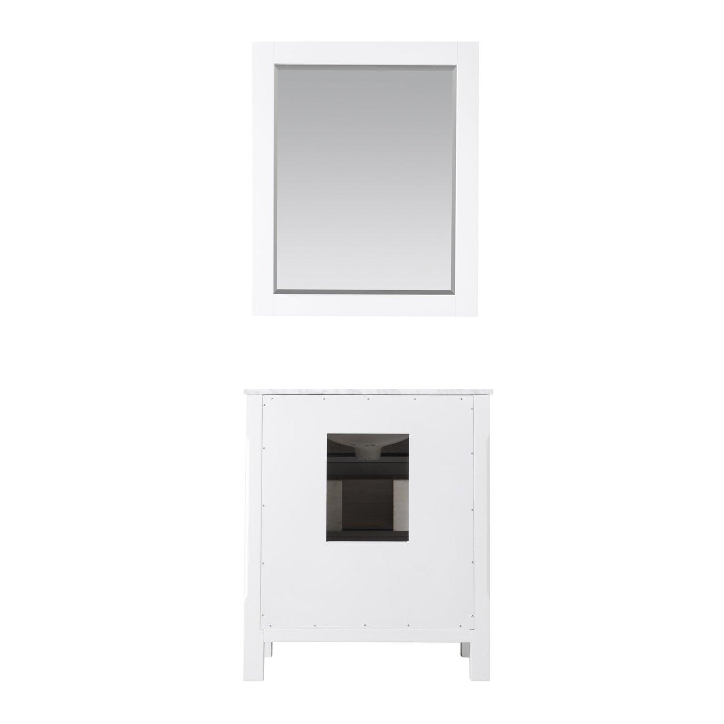 Altair Designs 30" single vanity with top - 535030-WH-CA