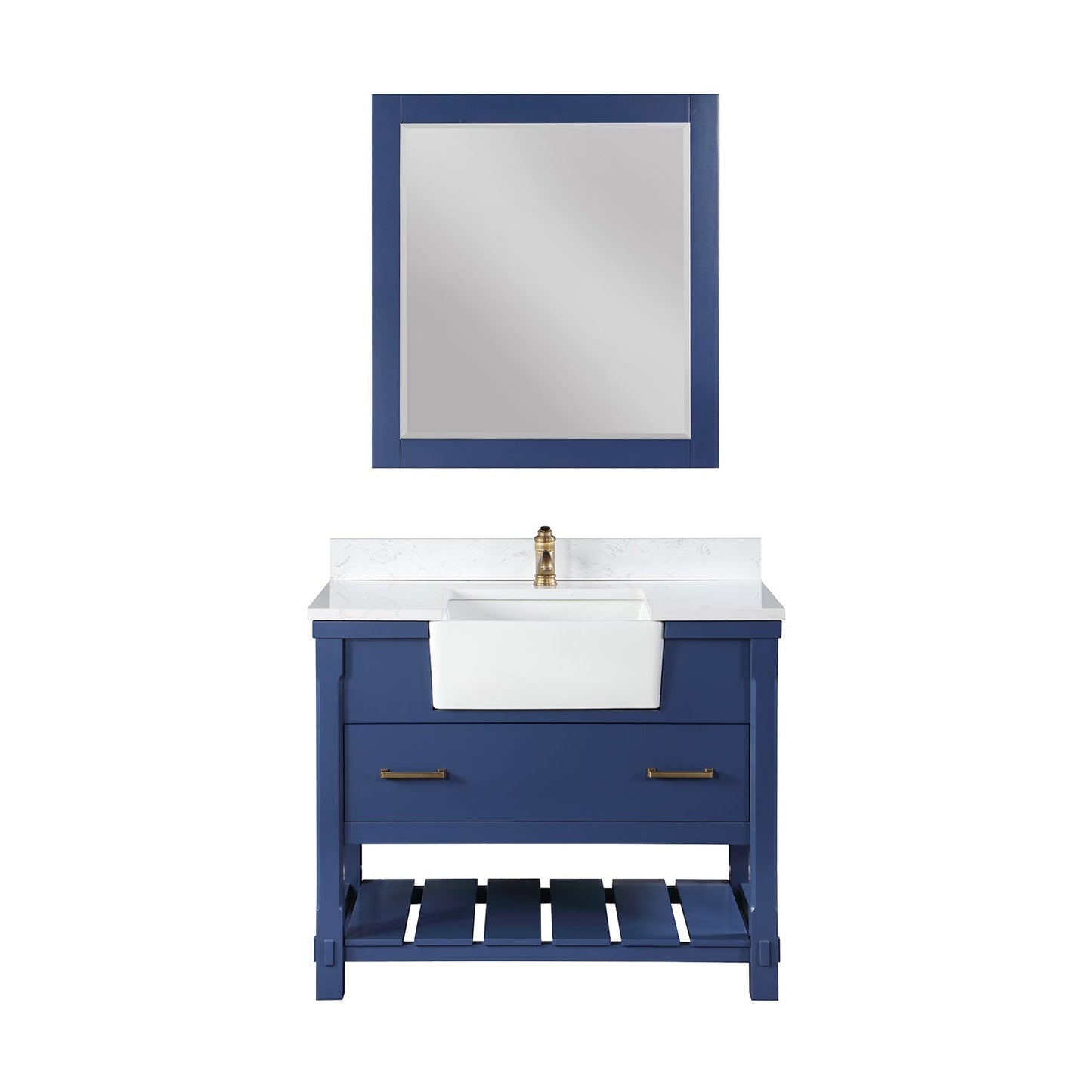Altair Designs 42" single vanity with top - 537042-JB-AW-NM