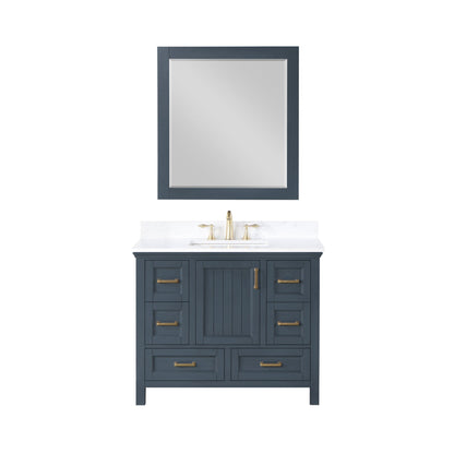 Altair Designs  42" single vanity with top - 538042-CB-AW-NM