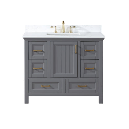 Altair Designs  42" single vanity with top - 538042-CB-AW-NM
