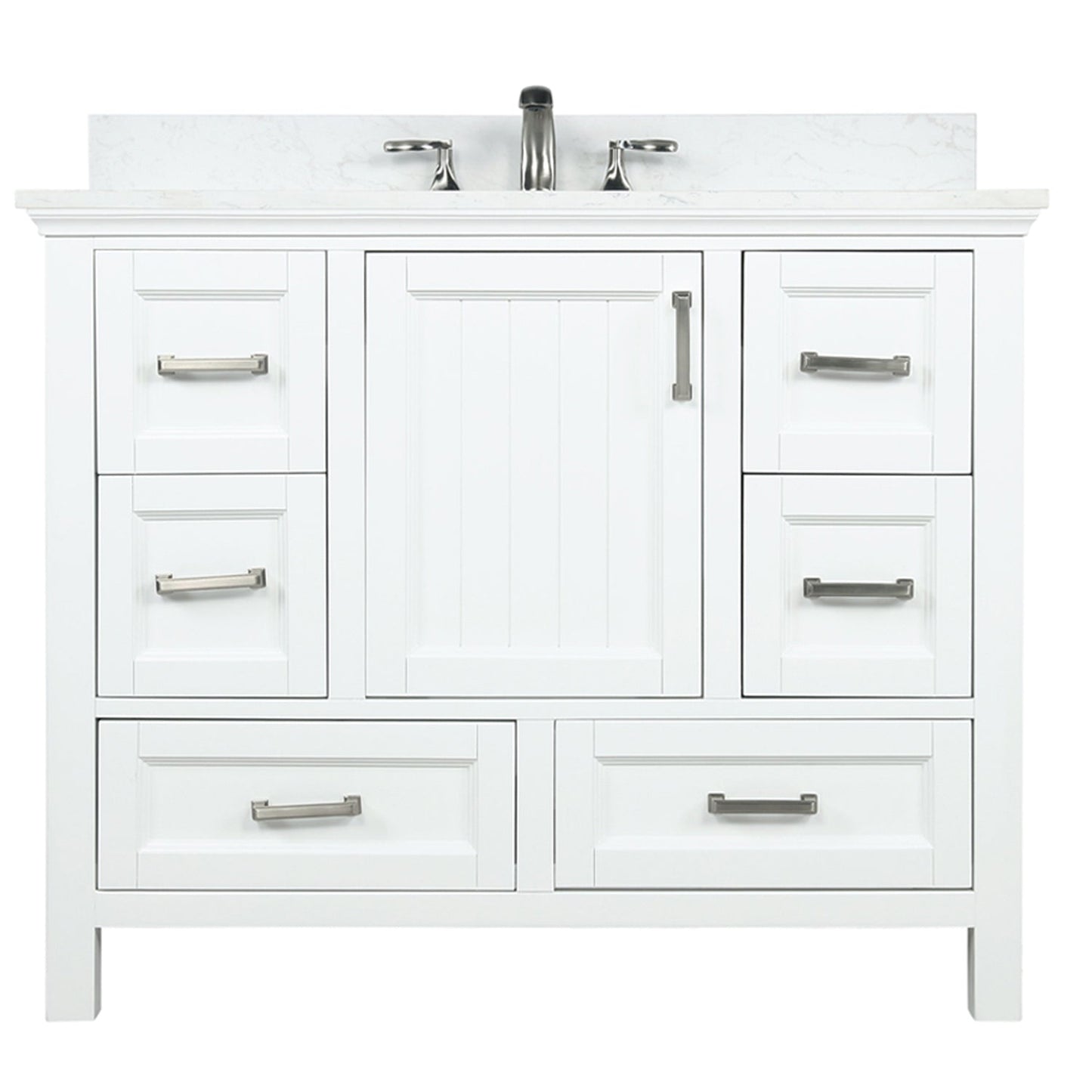 Altair Designs  42" single vanity with top - 538042-CB-AW-NM