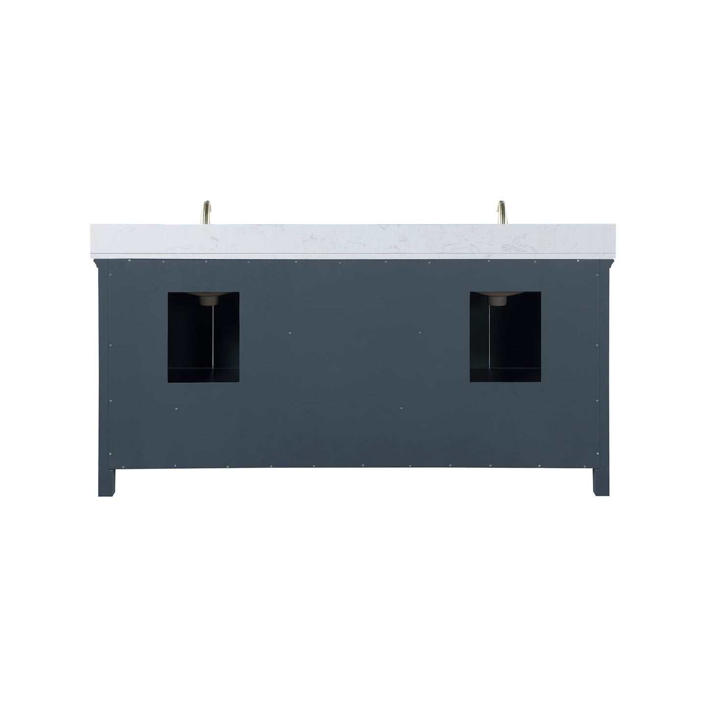 Altair Designs Isla 72" double vanity with top - 538072-CB-AW-NM