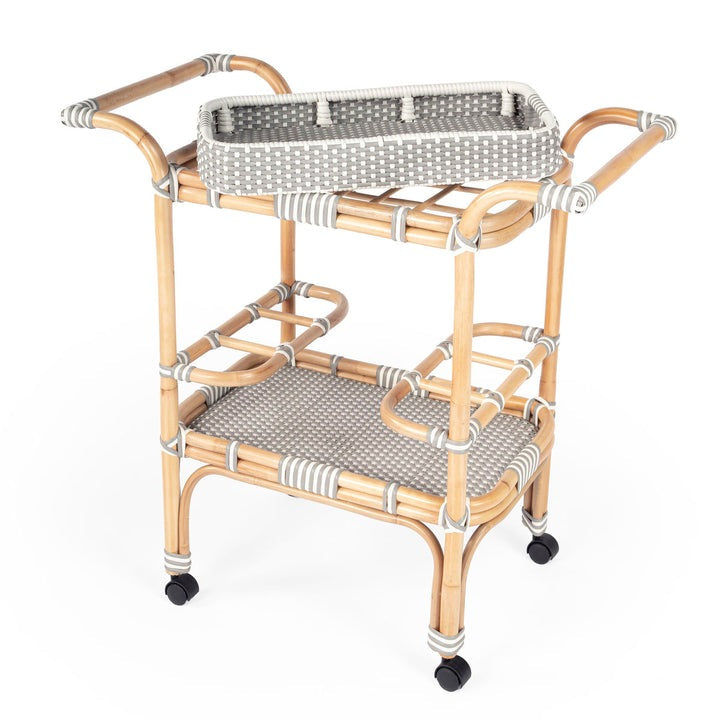 Butler Specialty Selena Rattan Bar Cart - 5397295