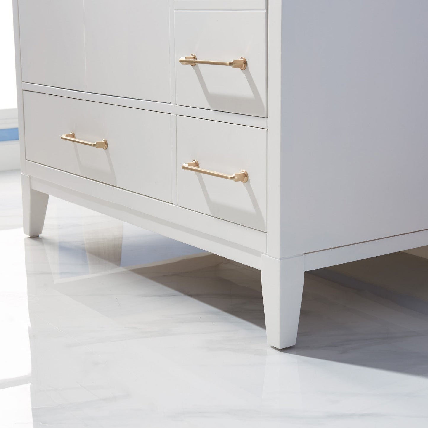 Altair Designs 36" single vanity with top - 541036-WH-CA-NM