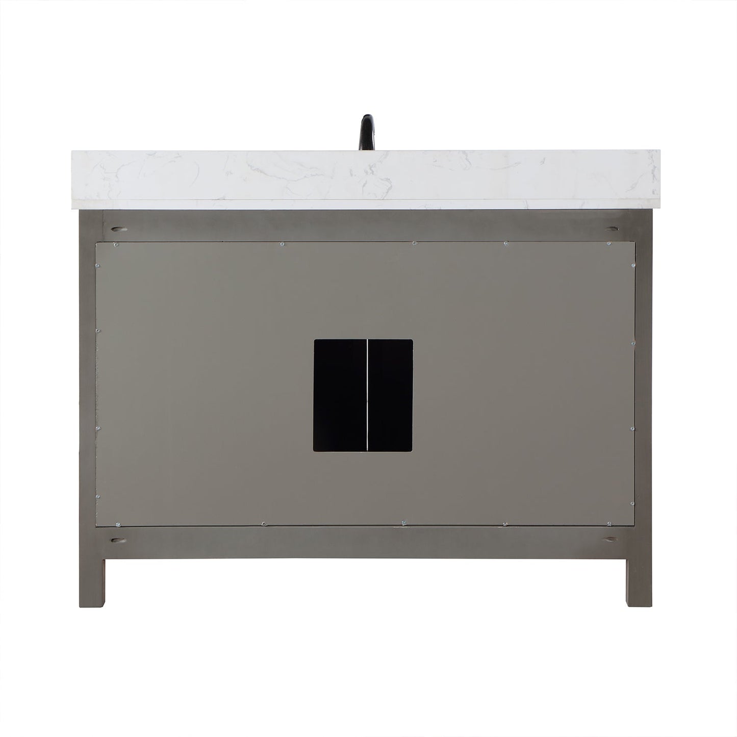 Altair Designs 48" single vanity with top - 542048-GP-AW-NM