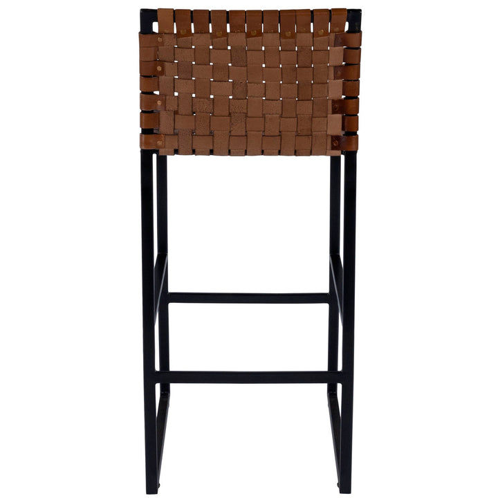 Butler Specialty Urban Brown Woven Leather Bar Stool - 5445344