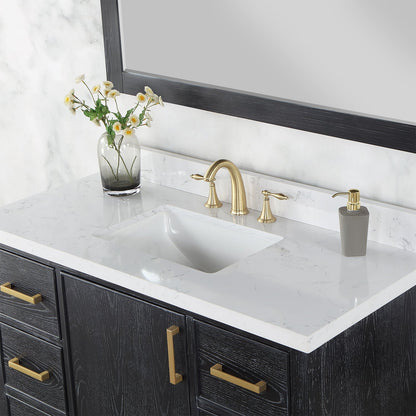 Altair Designs 48" single vanity with top - 549048-BO-AW-NM