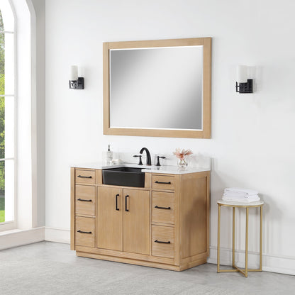 Altair Designs 48" single vanity with top - 550048-WP-AW-NM