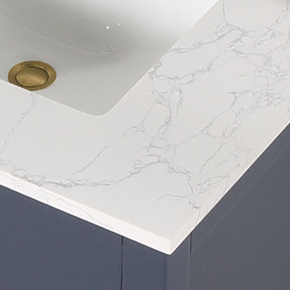 Altair Designs 30" single vanity with top - 557030-RB-GW-NM
