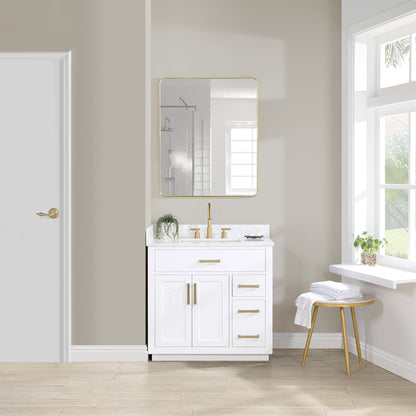 Altair Designs Gavino 36" single vanity with top - 557036-LB-GW-NM Price