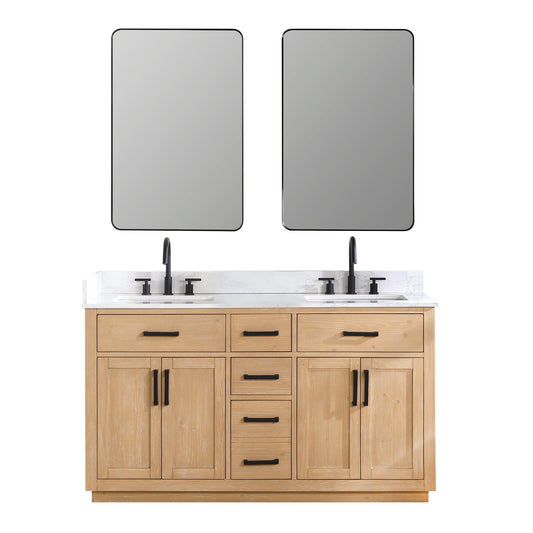 Altair Designs Gavino 60" double vanity with top - 557060-LB-GW-NM Price