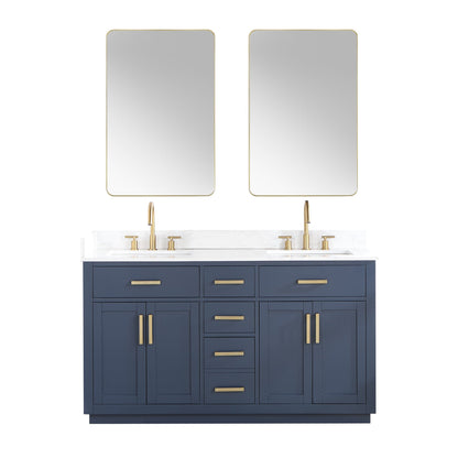 Altair Designs Gavino 60" double vanity with top - 557060-LB-GW-NM Price