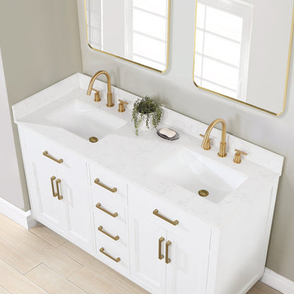 Altair Designs Gavino 60" double vanity with top - 557060-LB-GW-NM Price