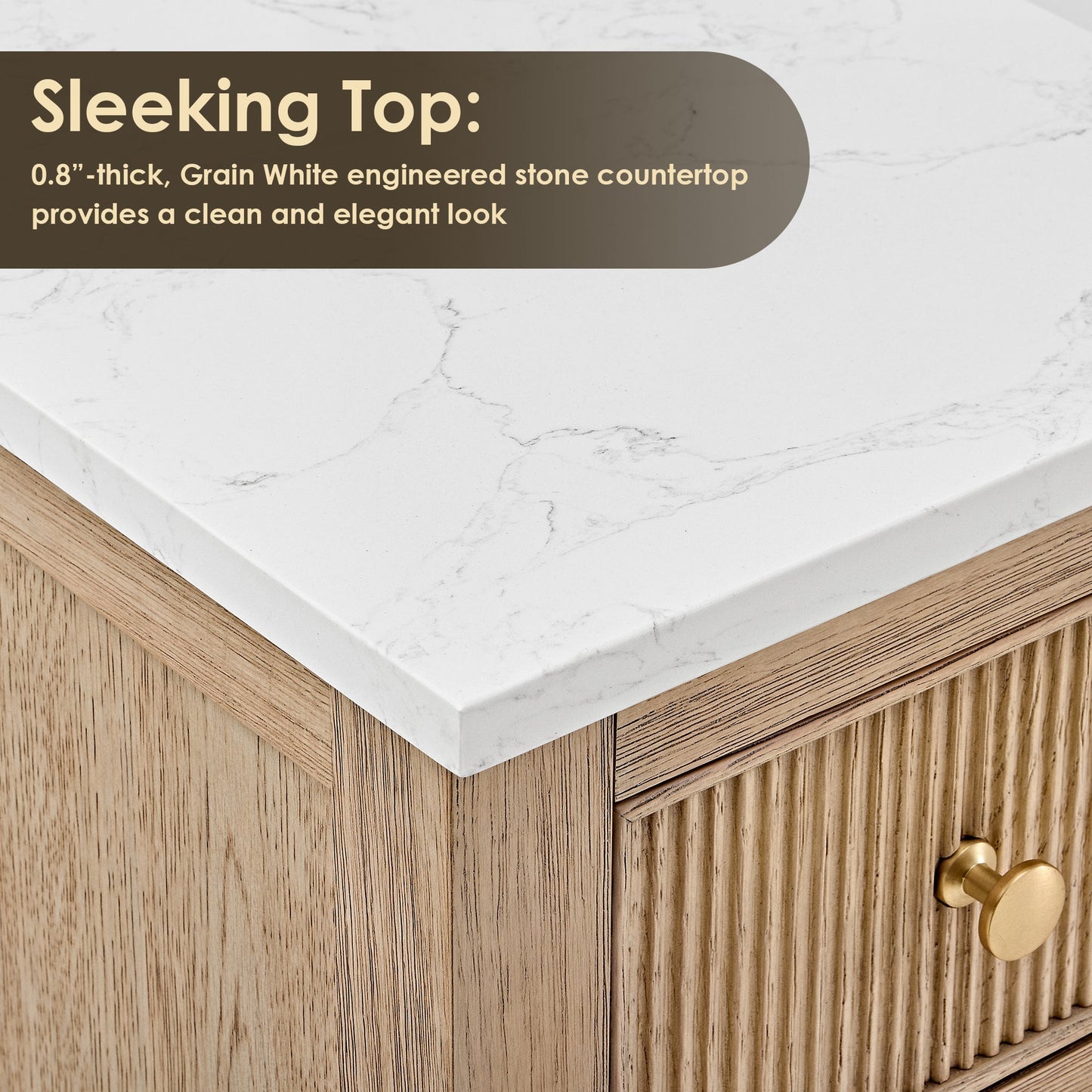 Cerrito 72" double vanity with top