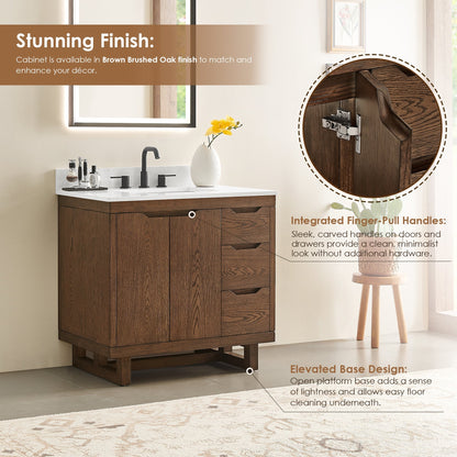 Altair Designs Mowry 36"/48"/60"/72" single/double vanity with top - 573036-BK-GW-NM Price