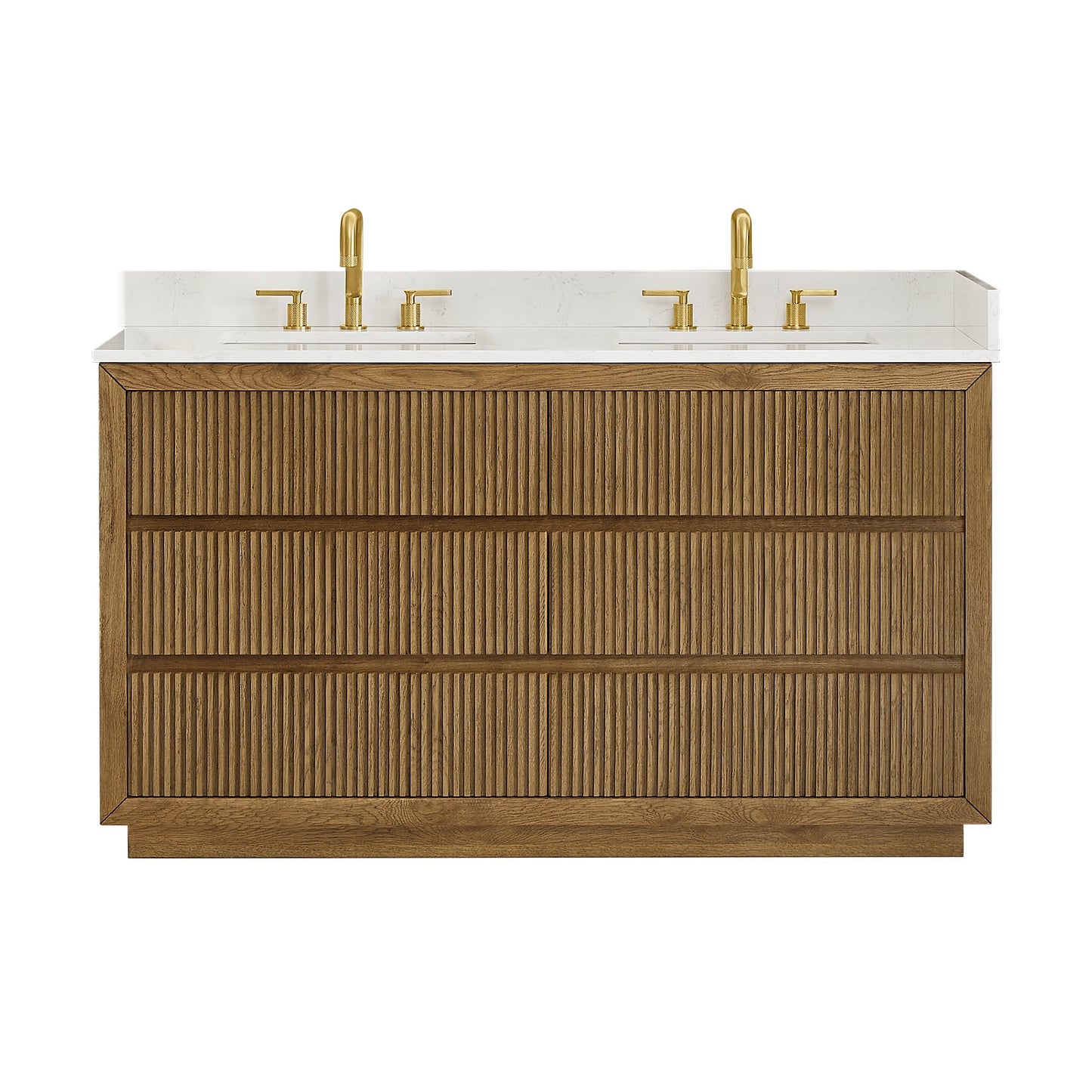 Altair Designs Navan 30"/36"/48"/60"/72" single/double vanity with top - 588030-WB-GW-NM