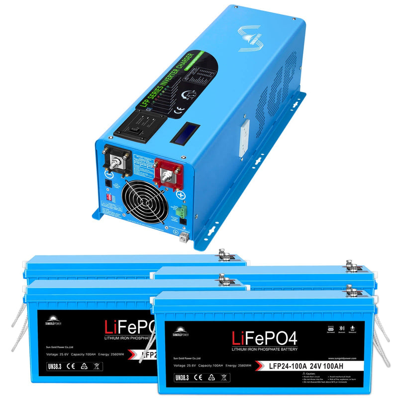 6000W DC 48V Split Phase Pure Sine Wave Inverter With Charger UL1741 Standard - LFP6K48V230VSP