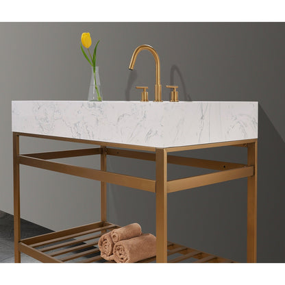 Altair Designs Merano 42" single vanity with top - 68042-AWAP-MB-NM Price