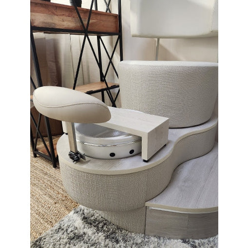 Belava Luna in Smoke Pedicure Chair No Plumbing