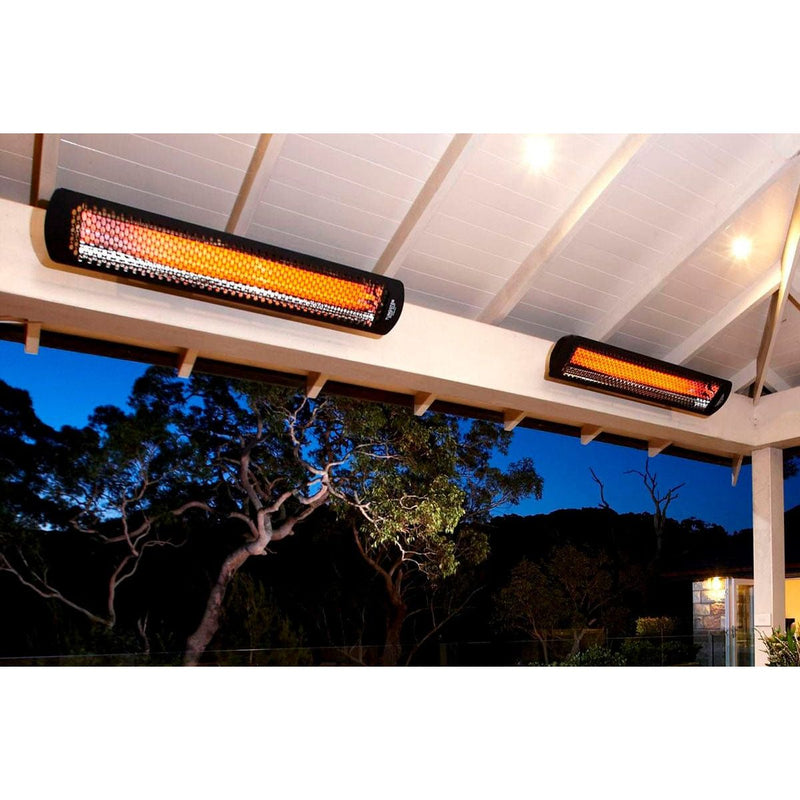 Bromic Tungsten Smart-Heat 4000 Watt Radiant Infrared Outdoor Electric Heater | Black | 208V - BH0420034