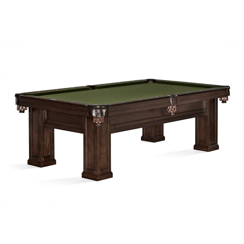 Brunswick Billiards Oakland II 8 Foot Pool Table Espresso Finish - BW-PT-OAKL8