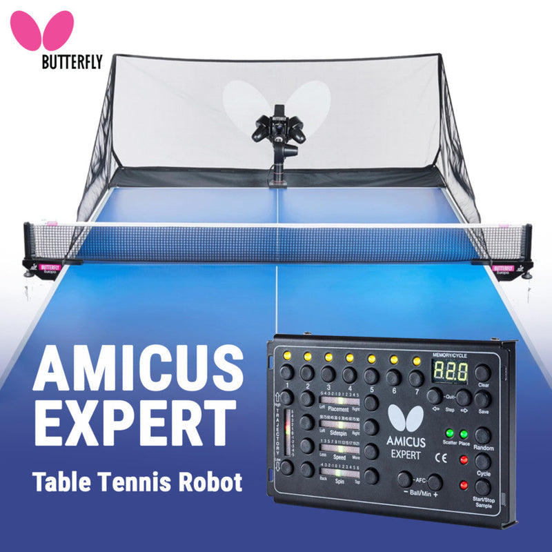 Butterfly Amicus Expert Ping Pong Robot - AEXPERT