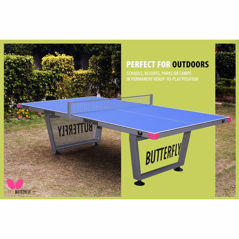 Butterfly Park Outdoor Ping Pong Table - TPAODBL