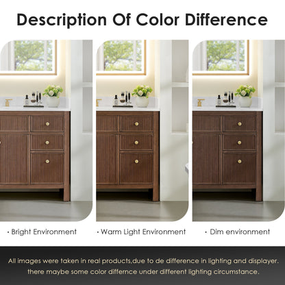 Altair Designs Cerrito 42" single vanity with top - 567042-BK-GW-NM