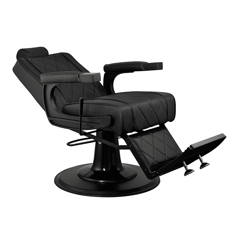 ROGERS BARBER CHAIR - HON-BBCHR-52025-BLKBLK