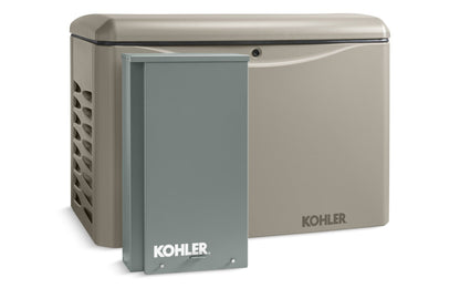 Kohler Standby Generator 26KW 120/240V Single Phase 200A Automatic Transfer Switch and App Connect New - 26RCAL-200SELS 