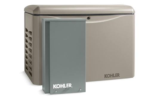 Kohler Standby Generator 26KW 120/240V Single Phase 200A Automatic Transfer Switch and App Connect New - 26RCAL-200SELS 