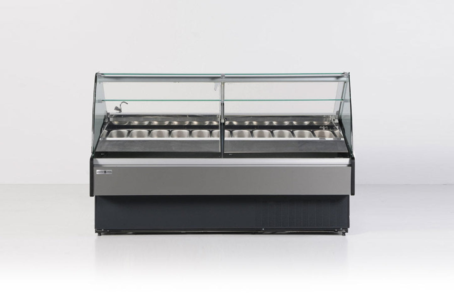 Hydra-Kool  | 58" Wide Self Contained Curved Glass Gelato Display Case - KFM-GL-60-S