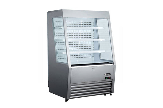 Kool-It 36" Wide Stainless Steel Open Display Case - KOM-36SS