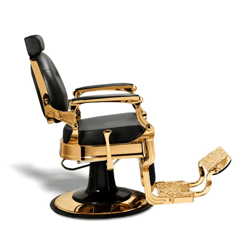 MCKINLEY BARBER CHAIR - HON-BBCHR-52022-BLKGLD