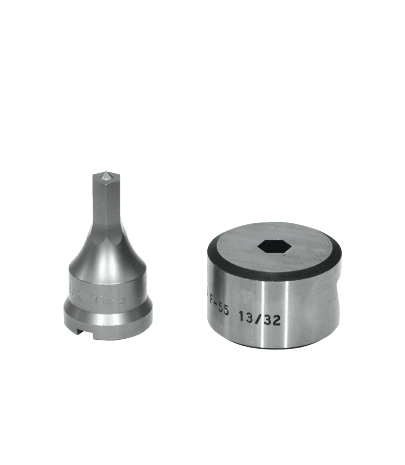 EDWARDS HEX Punch & Die Set w/ Key-Way - ED9-PDH3/8