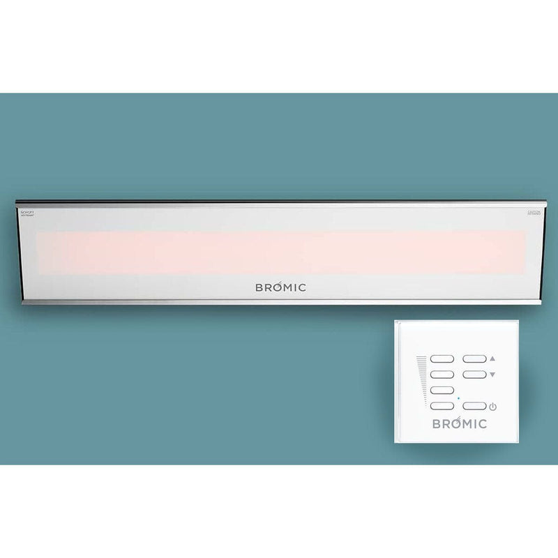 Bromic Platinum Marine Smart-Heat 3400 Watt Radiant Infrared Outdoor Electric Heater | White | 208V - BH0320026