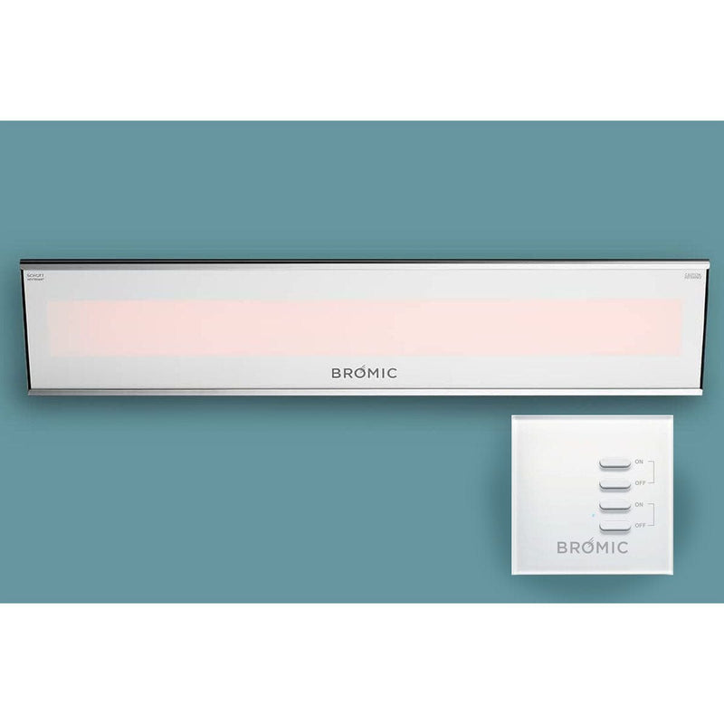 Bromic Platinum Marine Smart-Heat 2300 Watt Radiant Infrared Outdoor Electric Heater | White | 208V - BH0320024